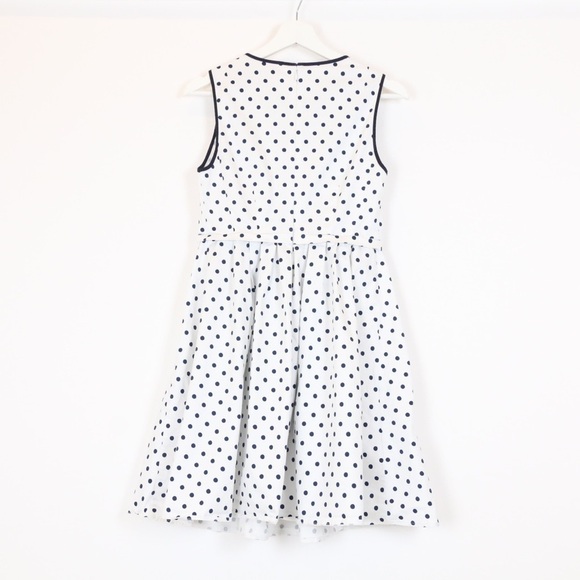 Boden Maddie Ivory Dot Dress - Picture 6 of 8